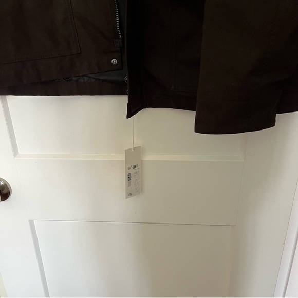NWT Arket Dark Brown Waxed Cotton Jacket - Picture 5 of 9